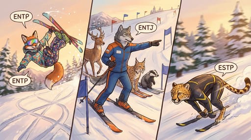 Nano Banana 提示词：MBTI 16 人格动物拟人插画生成器｜Curify AI